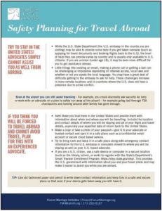 Safety Tips for Travel Abroad