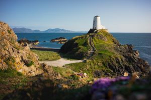 Landscape of Lighthouse in England