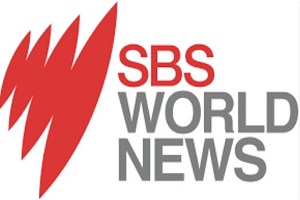 Logo for SBS World News